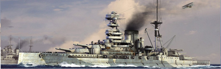 Pit-Road Skywave W-164 HMS BattleShip Barham 1941 1/700 Scale Kit (4986470017266)