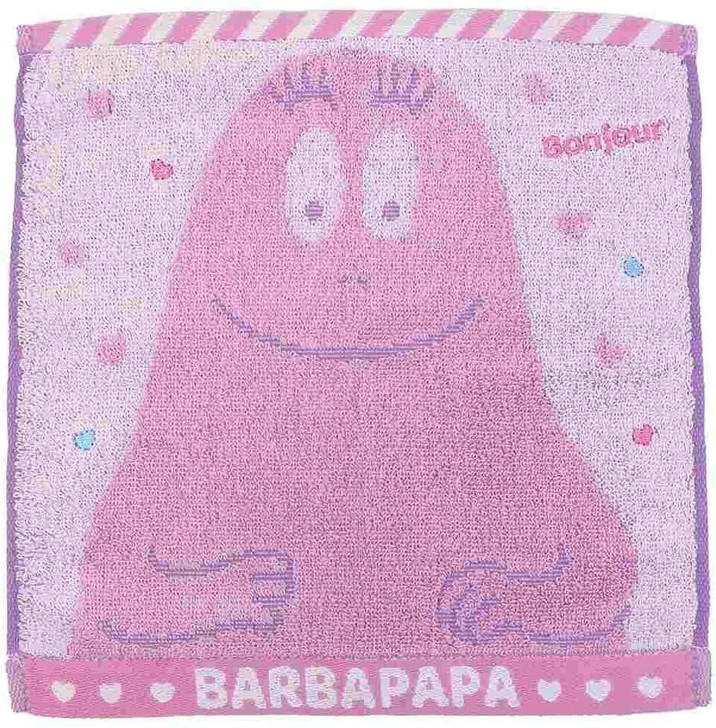 Marushin Barbapapa Mini Towel 'Bonjour Barbapapa'