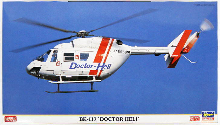 Hasegawa 08229 BK-117 Doctor Heli 1/32 Scale Kit