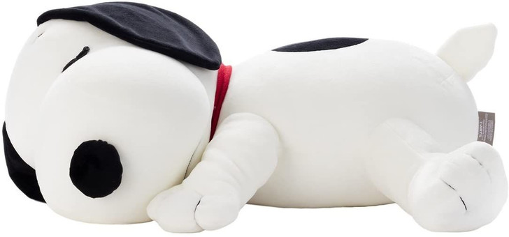 Takara Tomy A.R.T.S Peanuts Suyasuya Friends Snoopy Plush Doll (L)