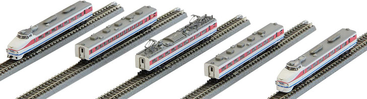 Rokuhan T031-1 Series 489 Limited Express Early Type 'Hakusan' Hakusan Color 5 Cars Set (Z scale)