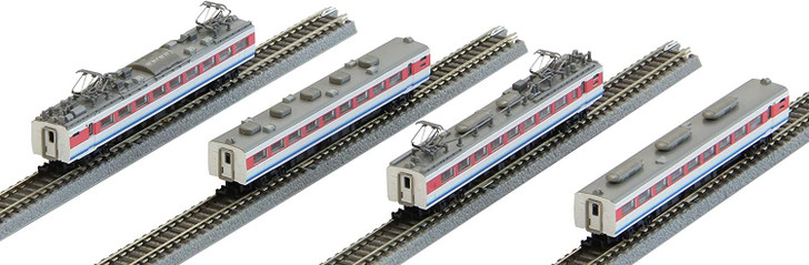 Rokuhan T031-2 Series 489 Limited Express Early Type 'Hakusan' Hakusan Color 4 Cars Add-on Set (Z scale)