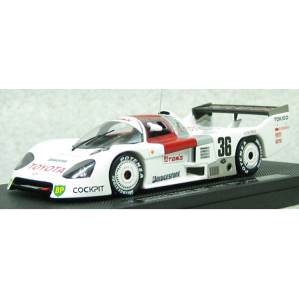 Ebbro 44243 Toyota TOM'S 86C WEC JAPAN 1986 Fuji No.36 White 1/43 Scale (4526175442439)