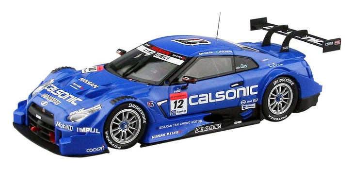 Ebbro 45101 CALSONIC IMPUL GT-R SGT 500 2014 Rd.2 Fuji Winner No.12 1/43  Scale