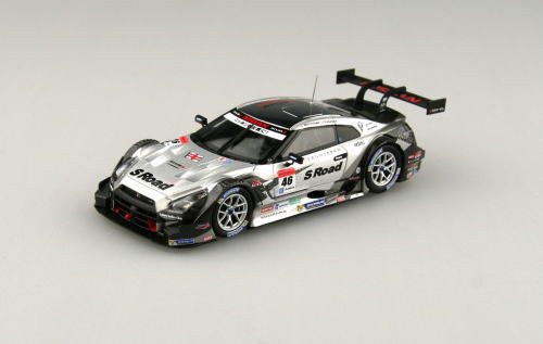 Ebbro 45102 S Road MOLA GT-R SGT 500 2014 Rd.2 Fuji No.46 Silver 1/43 Scale (4526175451028)