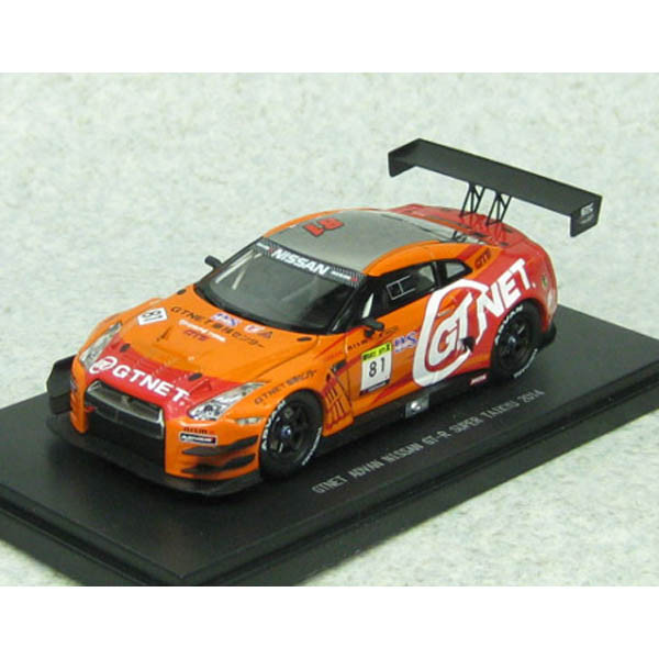 Ebbro 45314 GTNET ADVAN NISSAN GT-R SUPER TAIKYU 2014 No.81 Orange 1/43 Scale (4526175453145)