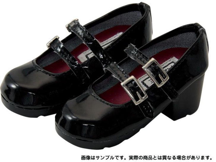 Azone FAR051-BLK Strap Shoes (Black)