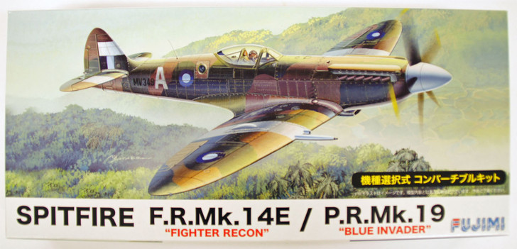 Fujimi F60 Spitfire F.R.Mk.14E / P.R.Mk.19  1/72 scale convertible kit (4968728722733)