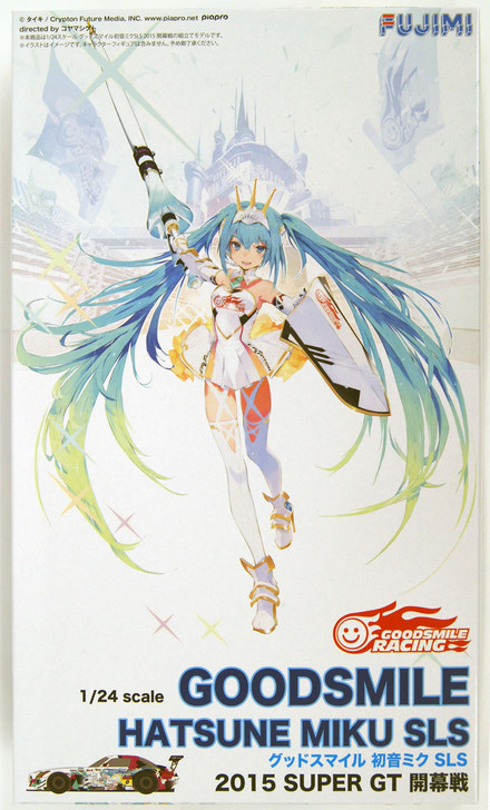 Fujimi 170275 Goodsmile Hatsune Miku SLS 2015 Super GT 1/24 Scale Kit (4968728170275)