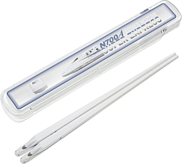 Train Chopsticks For Kids (Hashi Tetsu) Series N700A Nozomi Shinkansen (with case)