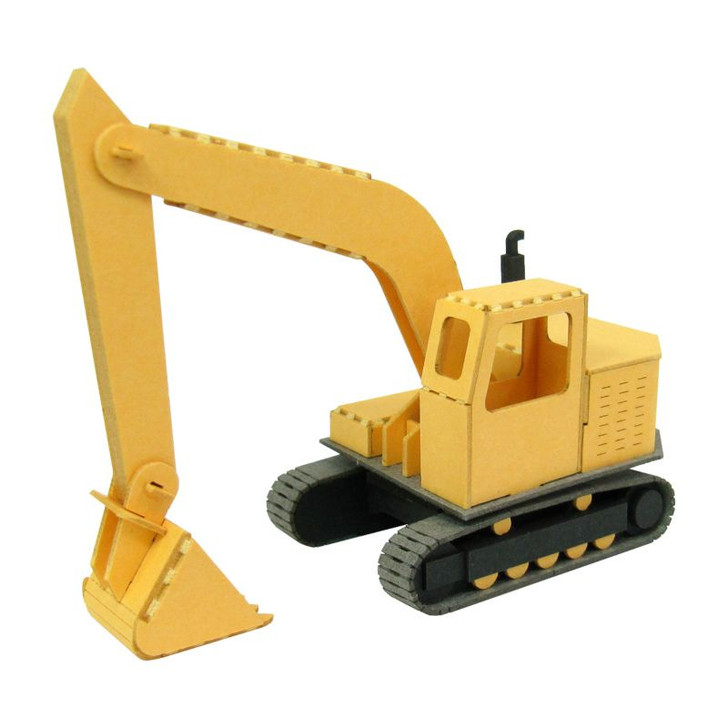 Sankei MP01-146 Excavator Car 1/100 Scale Paper Kits