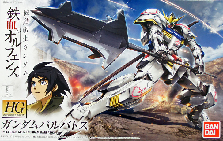 Bandai Iron-Blooded Orphans 001 Gundam BARBATOS 1/144 Scale Kit (4573102579775)