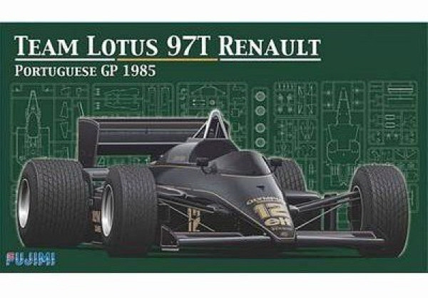 Fujimi GP SP16 F1 Team Lotus 97T Renault Portuguese GP 1985 1/20 Scale Kit (4968728090832)