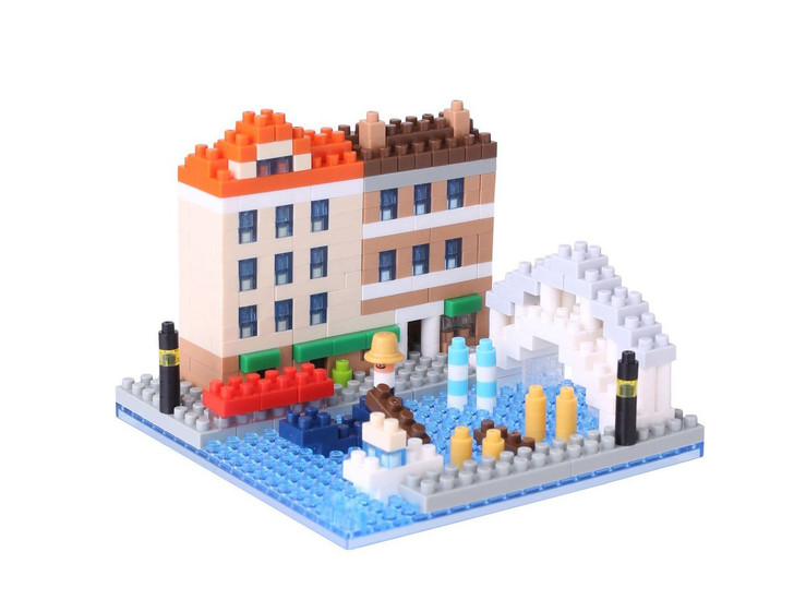 Kawada NBH-092 nanoblock Capital Venezia Dell Acqua (Venice) Italy