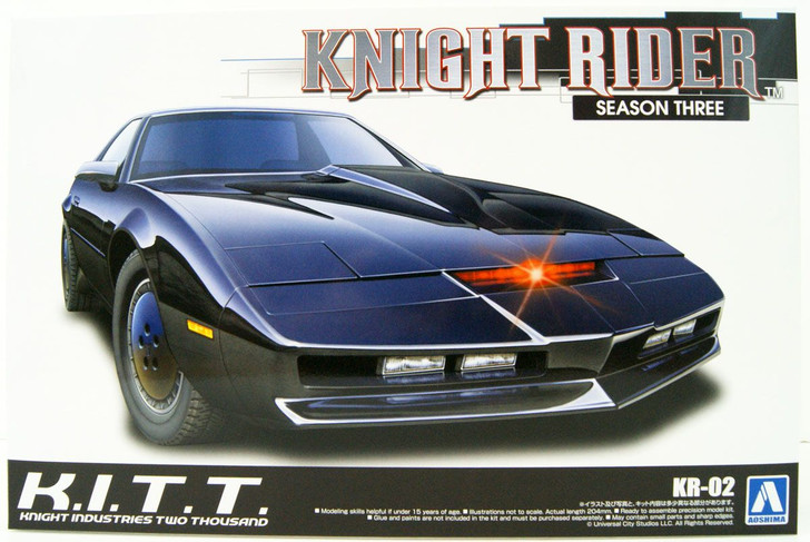Aoshima Knight Rider 1/24 - Knight 2000 K.I.T.T Season III Plastic Model