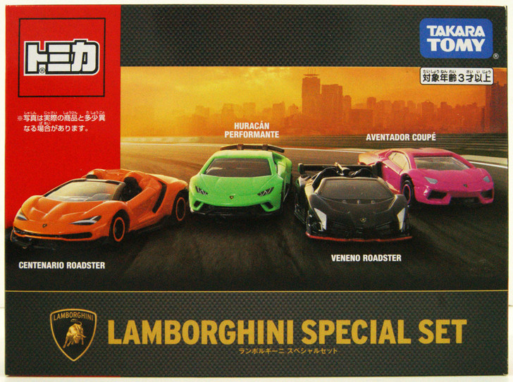 Takara Tomy Tomica Gift Lamborghini Special Set (4 cars)