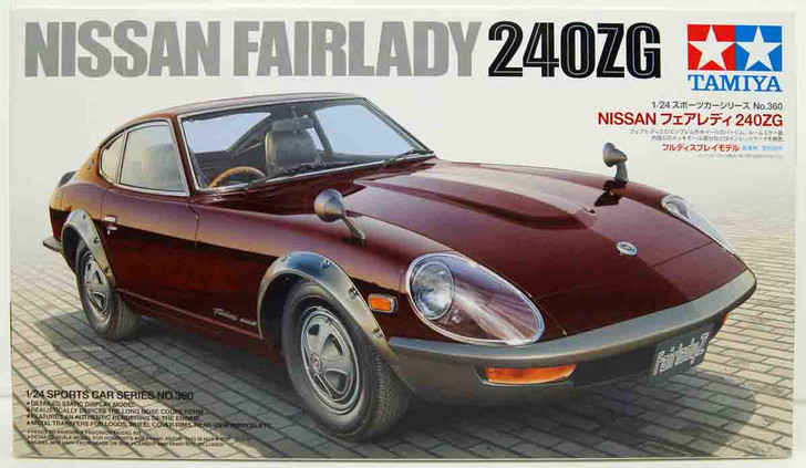 Tamiya Sports Car 1/24 Nissan Fairlady 240ZG Plastic Model