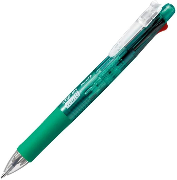 Zebra Clip-on multi Multifunction Pen 0.7mm Green