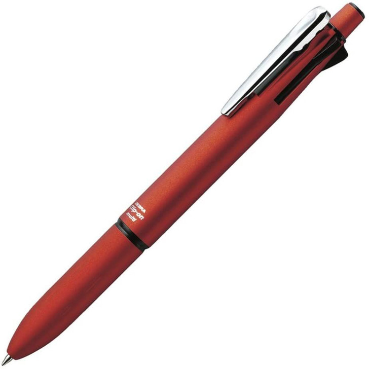 Zebra Clip-on multi 2000 Multifunction Pen 0.7mm Red