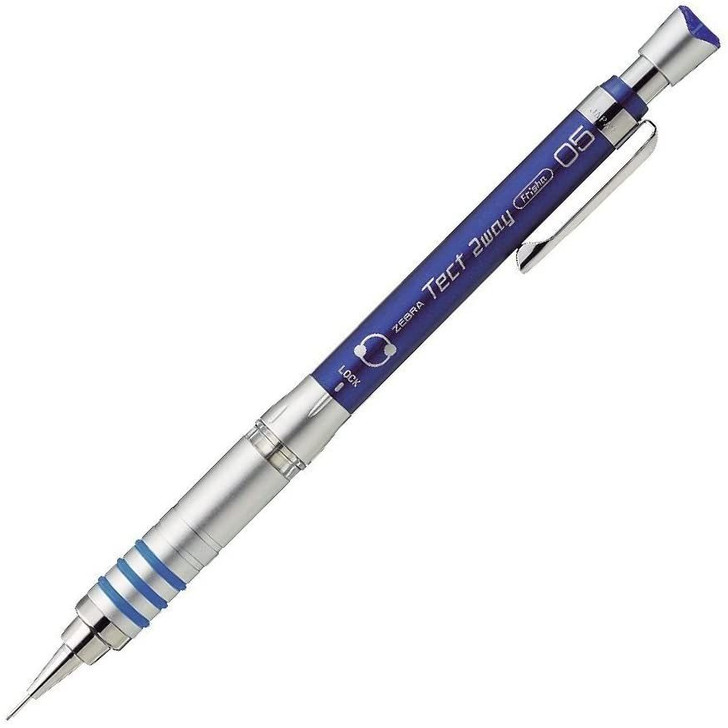 Zebra Tect 2way Mechanical Pencil 0.5mm Blue