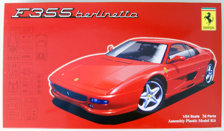 Fujimi RS-106 Ferrari F355 Berlinetta 1/24 Scale Kit (4968728126302)