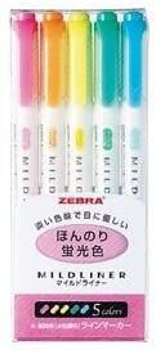 Zebra Mild Liner 5 Color Set
