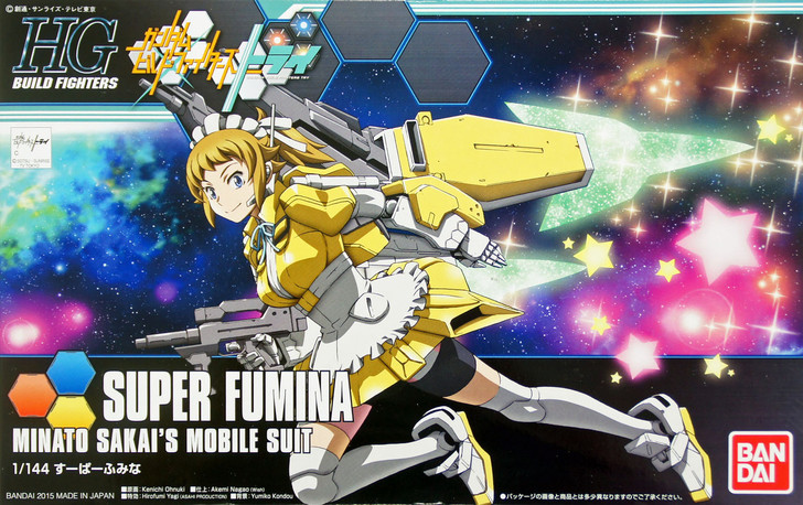 Bandai HG Build Fighters 044 SUPER FUMINA 1/144 Scale Kit (4573102587985)