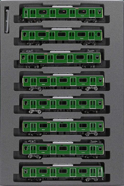 Kato 10-1456 Tokyu Railway Series 5000 Toyoko Line 'Green Frog' 8 Cars Set (N scale)