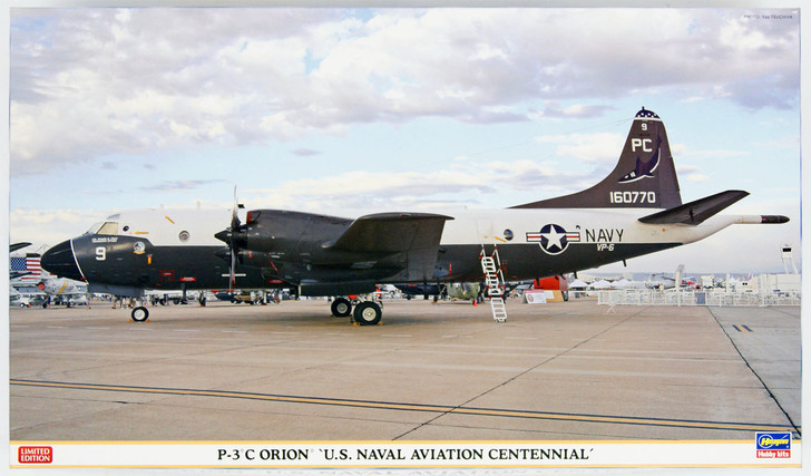 Hasegawa 02179 P-3C Orion US Naval Aviation Centennial 1/72 Scale Kit (4967834021792)