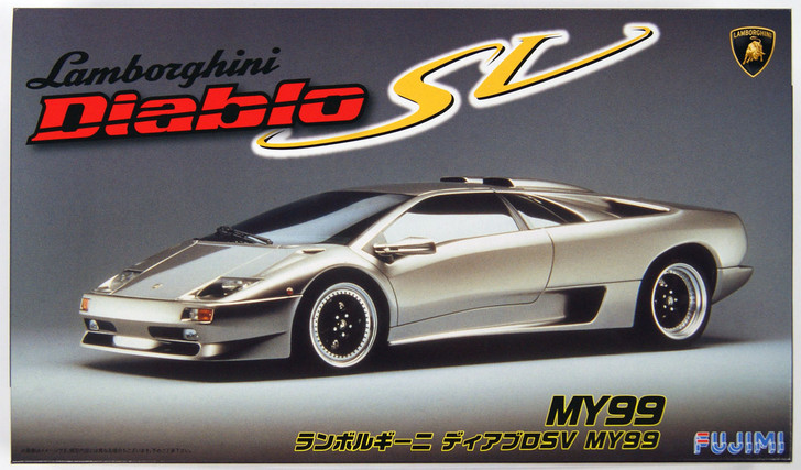 Fujimi RS-79 Lamborghini Diablo SV MY99 1/24 Scale Kit 126340 (4968728126340)