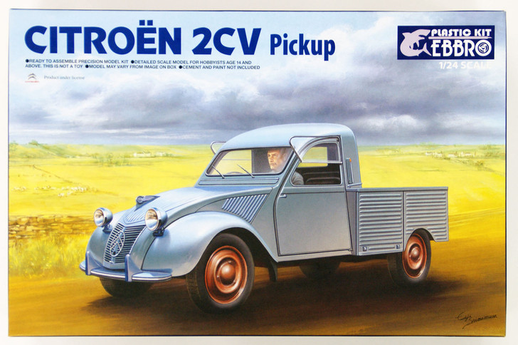 Ebbro 25004 Citroen 2CV Pickup 1/24 Scale plastic model Kit (4526175250041)