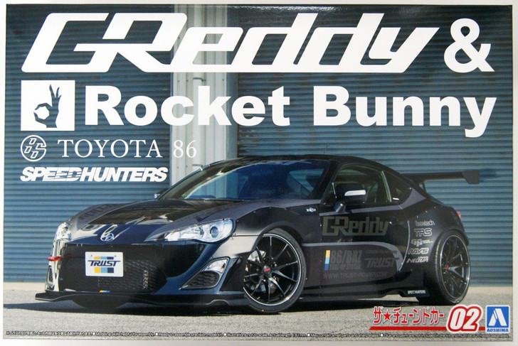 Aoshima The Tuned Car 1/24 ZN6 Toyota 86 Greddy & Rocket Bunny Volk Racing Ver. Plastic Model