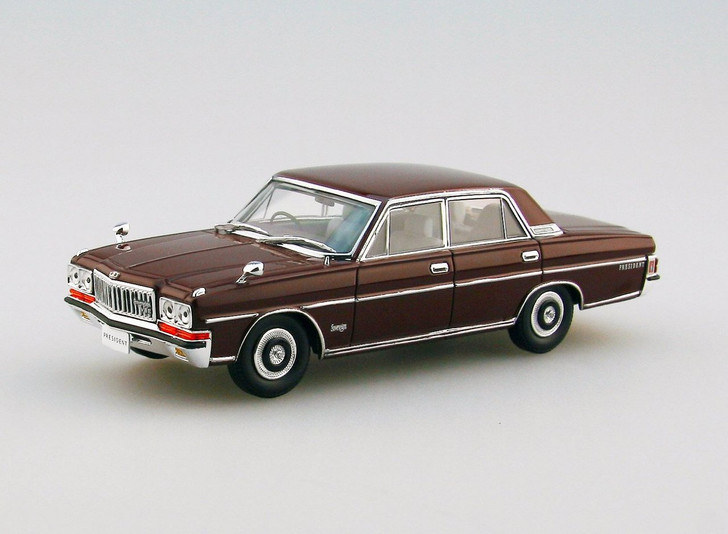 Ebbro 45321 Nissan President 252 Brown 1/43 Scale (4526175453213)
