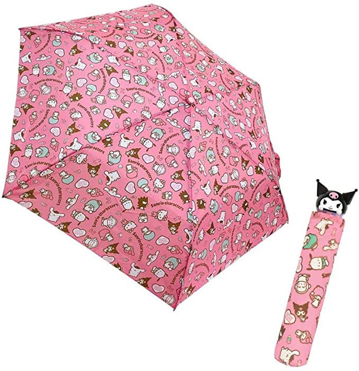 Folding Umbrella Kuromi Pink