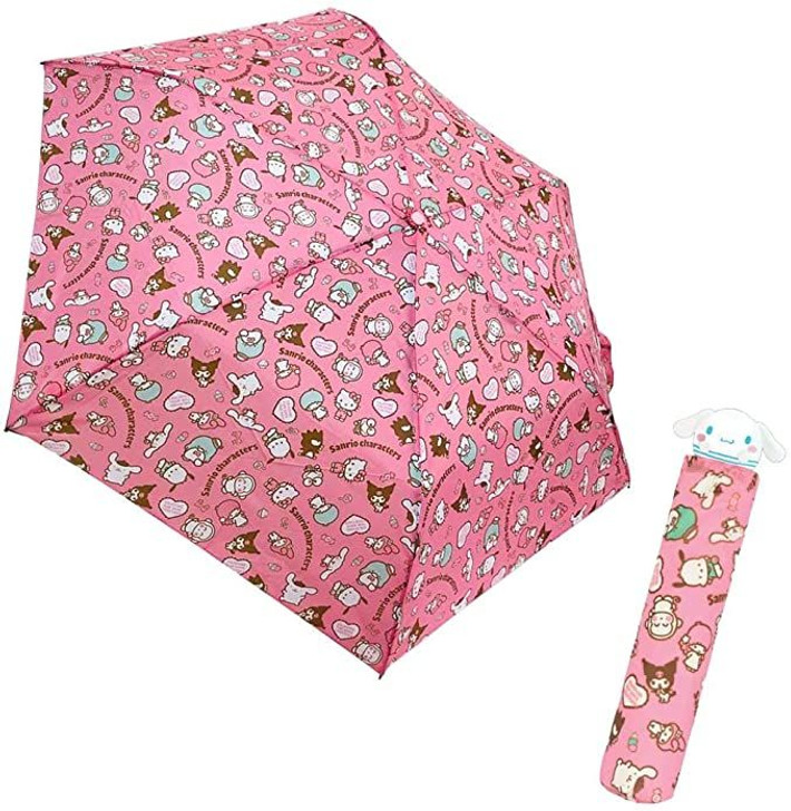 Sanrio Die Cut Folding Umbrella Cinnamoroll Pink