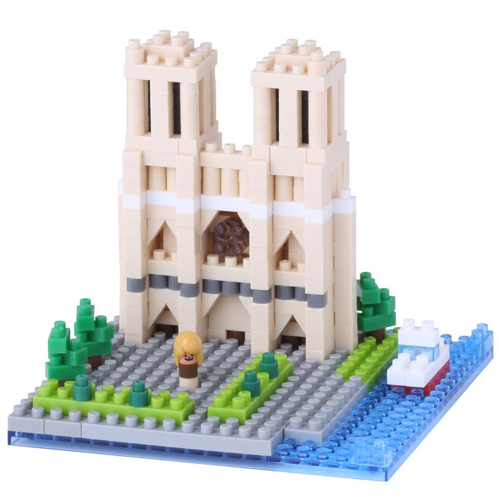 Kawada NBH-093 nanoblock Cathedral Notre-Dame de Paris France