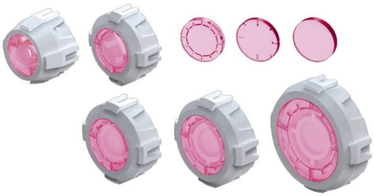 Bandai Builders Parts HD MS Sight Lens 01 (Pink) Plastic Model