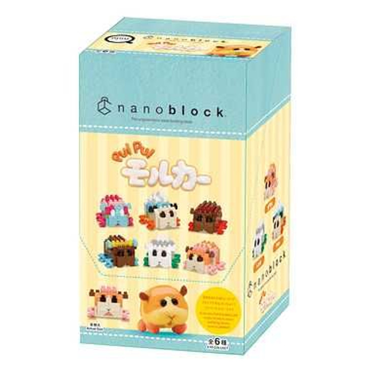 Kawada NBMC_28 Nanoblock Mini Pui Pui Molcar Box (6 Pcs)