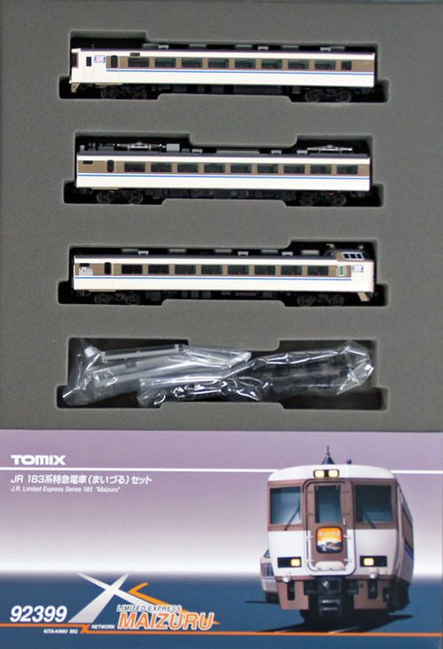 Tomix 92399 JR Series 183 Limited Express Train 'Maizuru' 3 Cars Set (N scale)