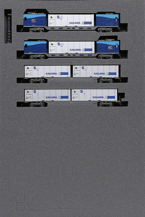 Kato 10-1722 Series M250 Super Rail Cargo (U50A Container Loading) 4 Cars Add-on Set A (N scale)