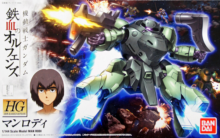 Bandai Iron-Blooded Orphans 009 Gundam MAN RODI 1/144 Scale Kit (4573102579782)