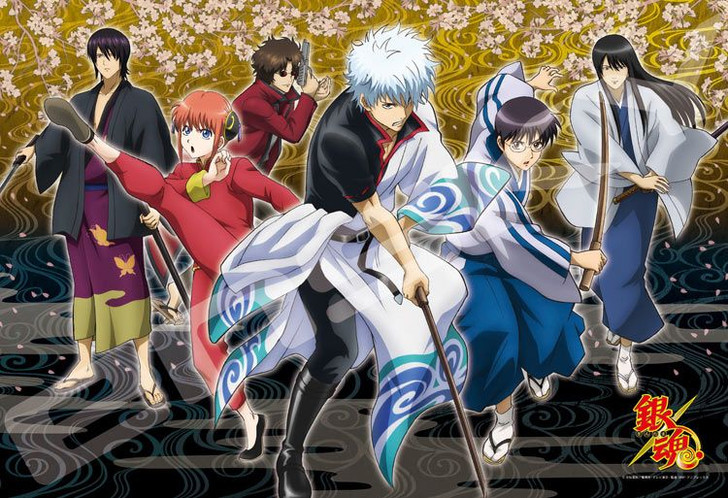 Ensky 300-1760 Jigsaw Puzzle Gintama Slash in a Single Sweep (300 Pieces)