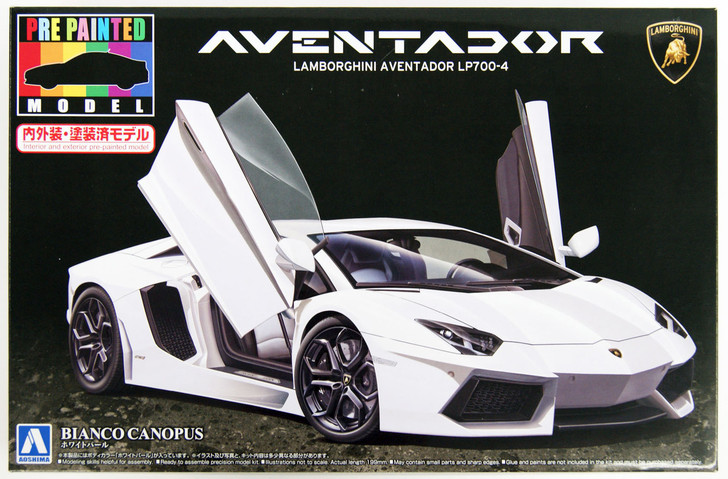 Aoshima 11393 Lamborghini Aventador LP700-4 (White Pearl) Pre