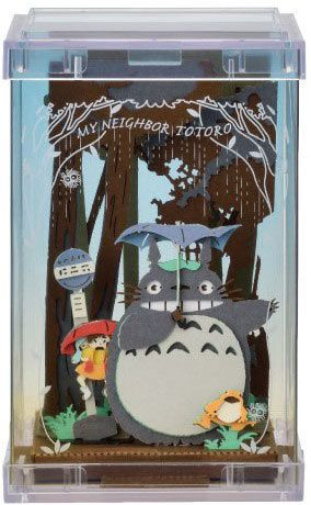 Ensky PTC-T05 Paper Theater Cube Studio Ghibli My Neighbor Totoro Rain Sound Dance