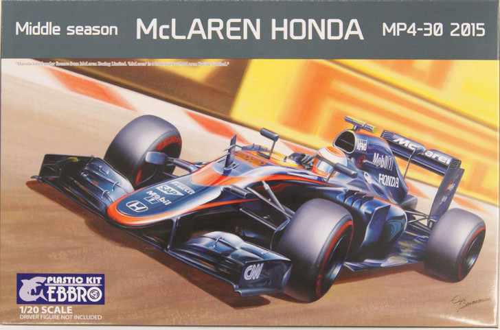 Ebbro 20014 Middle Season McLAREN HONDA MP4-30 2015 1/20 Scale plastic model Kit (4526175200145)