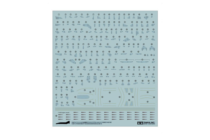 Tamiya 1/48 F-4 Phantom II US Navy Access Door Decal Set