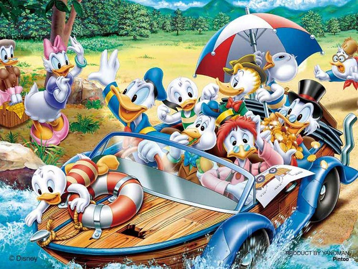 Jigsaw Puzzle Disney Donald Duck Family Party (150 S-Pieces)