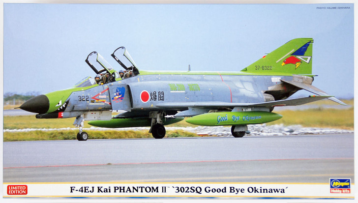 Hasegawa 02182 F-4EJ Kai Phantom II 302SQ Good Bye Okinawa 1/72 Scale Kit (4967834021822)