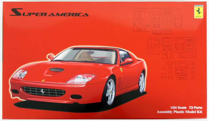 Fujimi RS-111 Ferrari Super America 1/24 Scale Kit (4968728126371)