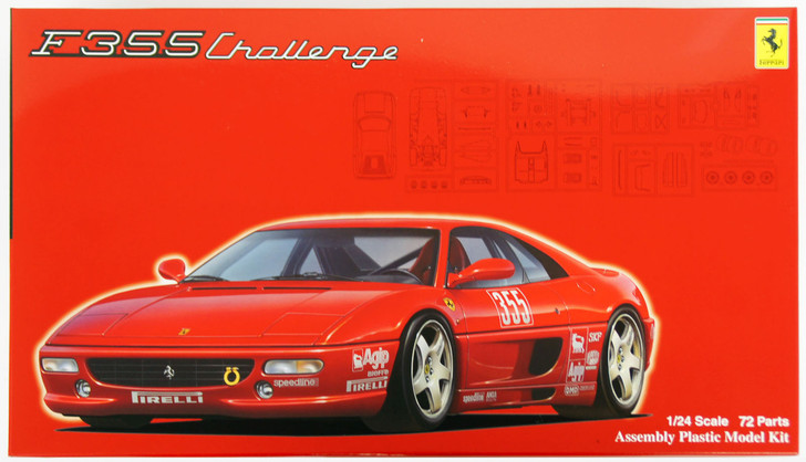 Fujimi RS-112 Ferrari F355 Challenge 1/24 Scale Kit